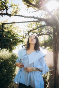 Image 3 of Blouse Chihiro [vichy bleu]