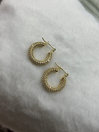 Image 1 of Kari Gold Hoops