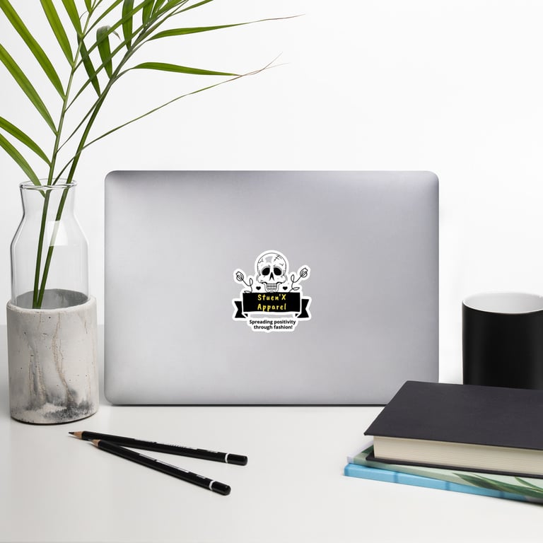 I Love My Skull Bubble-free stickers Image 5