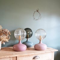 Image 5 of Lampes Ceramique & Verre Rose 