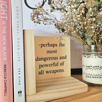 Image 1 of Personalised Quote Bookends