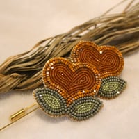 Image 1 of Orange Bloom Pin - 2 available