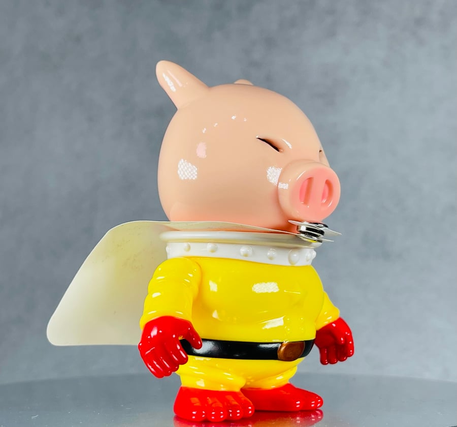 Image of One Pig Man 一豚超人 Felix Ip x Kikkake Toys