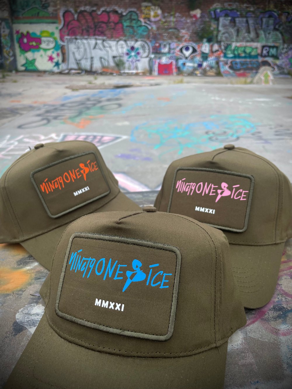 Image of Khaki Green Snapback Cap
