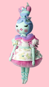 Image 3 of RESERVED FOR MORGAN MEDIUM ART DOLL BUTTERFLY DREAMS 