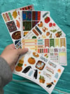 Fall Into Autumn// Planner Sticker Sheets (10 Sheets Per Pack) 