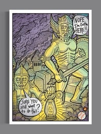 Image 2 of Two Dumb Knights (limited to 50) trading card 