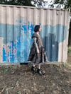 Holly Stalder Metallic Gold Tapestry Dress 