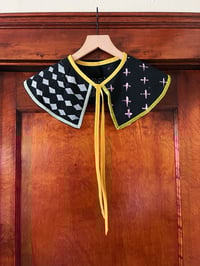 Image 1 of ILLUMINATED STARS COLLAR • chartreuse 