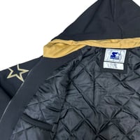 Image 5 of Starter Heavy Fleece Quilted Jacket Astros 