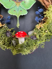 Image 2 of Actias Luna Mini Wreath 