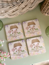 Image 2 of Country Cottage Placemat & Coaster Sets 