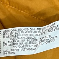 Image 15 of THREAD & SUPPLY reversible mustard and navy coat