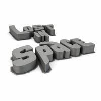 Image 3 of Lost In Space Logo B&W TV Standard In Silver Gray