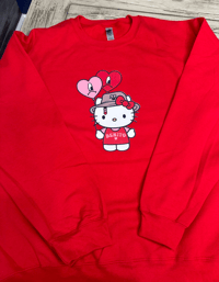 Valentine kitty crewneck 