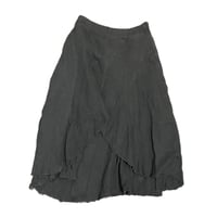 Image 1 of Peace Now asymmetrical distressed skirt
