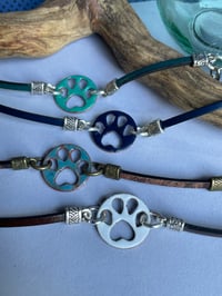 Image 1 of Enameled Paw Bracelets 