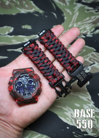 Image 3 of Paracord Watchband W/ Duraflex Buckle 