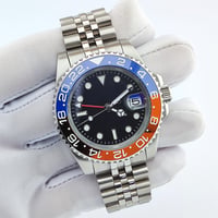 Image 2 of 40MM Men's Watch NH34 Automatic Movement Mechanical Watch Sapphire Glass Waterproof Watch Supports C