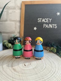 Image 3 of Powerpuff girls Peg Dolls - Set of 3
