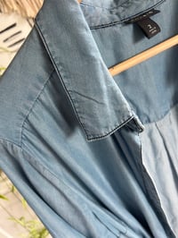 Image 3 of chambray denim dress 