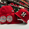 New Era 59Fifty Scarlet Navy OG Wool Pack