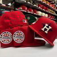 Image 1 of New Era 59Fifty Scarlet Navy OG Wool Pack