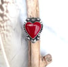 Handmade Sterling Silver Rosarita Heart Ring - Extra Embellishments 
