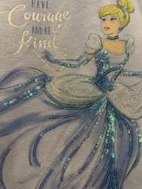 Image 2 of Children’s Vintage Blue/Pink Cotton Shirt Cinderella