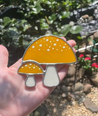 Image 1 of Stained Glass Mini Mushrooms