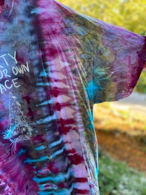 Image of 3XL Party At Your Own Pace Rain Tie Dye Shirt 4