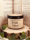 Elven Forest - Rosewood and Fresh Leaves Scented Soy Candle