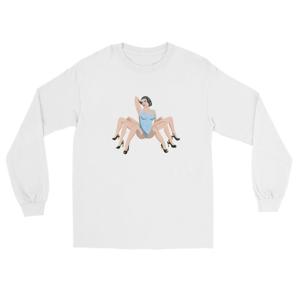 Image of EIGHT LEGGED WOMAN LONG SLEEVE SHIRT