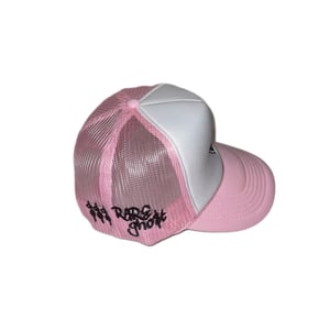 Image of Ghost Trucker in Light Pink/White/Black