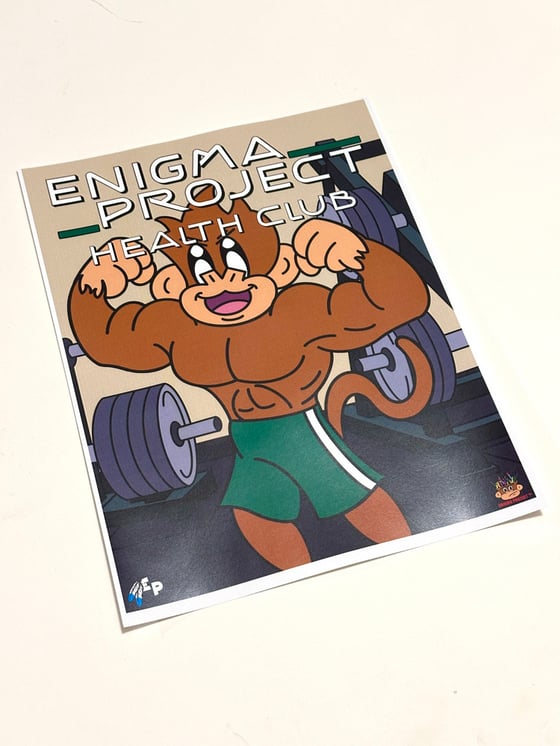Image of Enigma Project Health Club Print.