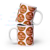 Image 1 of Bite Me logo White glossy mug