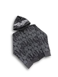 Image 2 of Prayer Zip Up Hoodie - Black