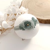 Image 1 of Newborn girls headband | sage