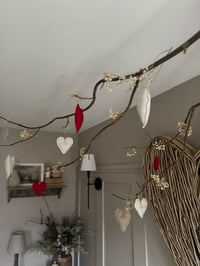 Image 6 of Neutral Fabric Quote Heart