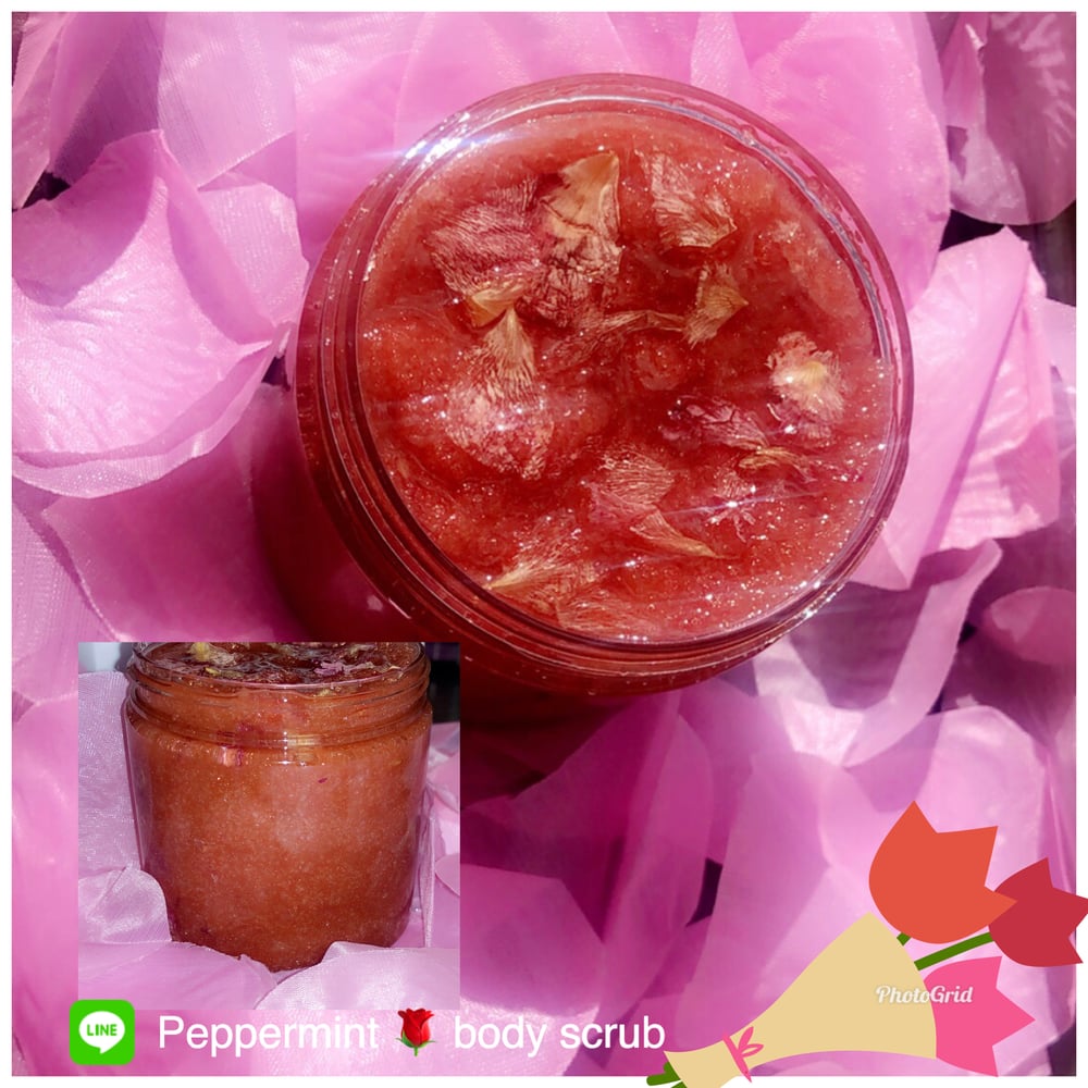 Image of Peppermint rose  body scrub 