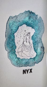 Image 3 of Dark Feminine Watercolor Eco Stone Palette