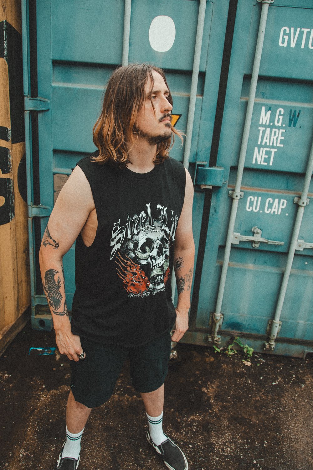 SKULL CRUSHER SLEEVELESS T-SHIRT PRE-ORDER  