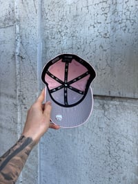 Image 2 of PASSION PINK PARTLY CLOUDY BALTIMORE ORIOLES CUSTOM FITTED CAP