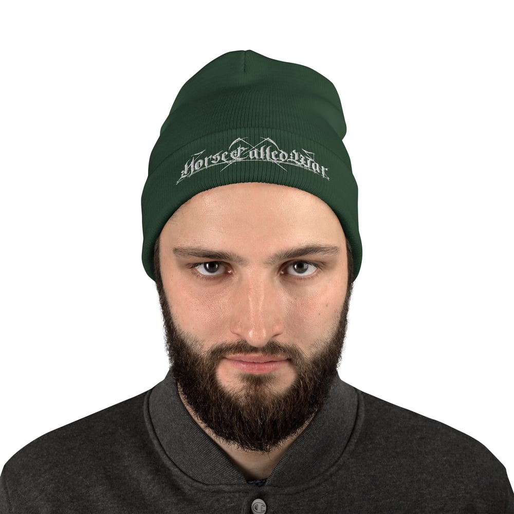 New logo embroidered beanie