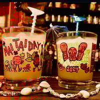 Image 4 of MAI TAI DAY 15oz Limited Edition Cocktail Glass for Tiki Underground