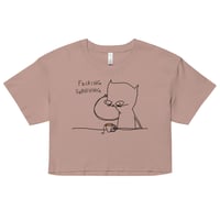 Image 4 of Women’s crop top f surviving 