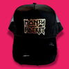 RETRO TRUCKER HAT // BLACK & GOLD
