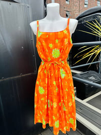 Image 4 of Lime & Orange Daisy Dress M