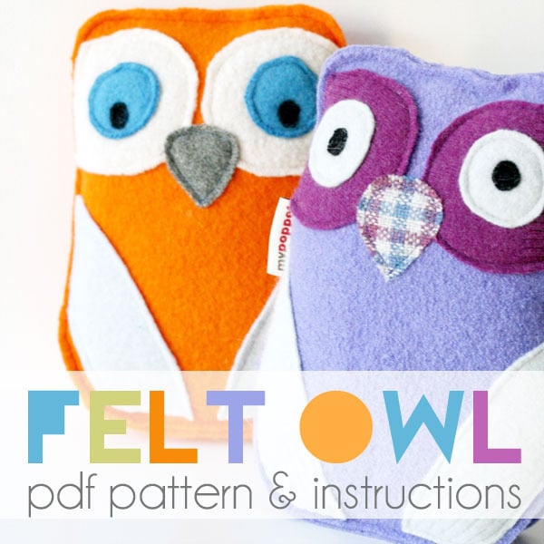 Felt Owl PDF Pattern & Instructions / My Poppet - The Shop