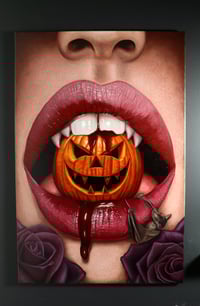 Image 1 of “Pumpkin Bites” Original Oil Painting